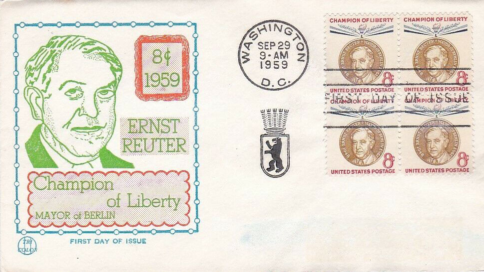 U.S. Scott #1137-19 - Beck Tri-Color U.S. Scott #1137-19 - Beck Tri-Color