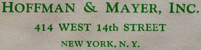 Hoffman & Mayer, Inc. (Corner Card) Hoffman & Mayer, Inc. (Corner Card)