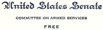 United States Senate / Committee on Armed Services / Free (Corner Card) United States Senate / Committee on Armed Services / Free (Corner Card)