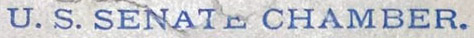 U.S. Senate Chamber (Corner Card) -- Click to display a cover U.S. Senate Chamber (Corner Card) -- Click to display a cover