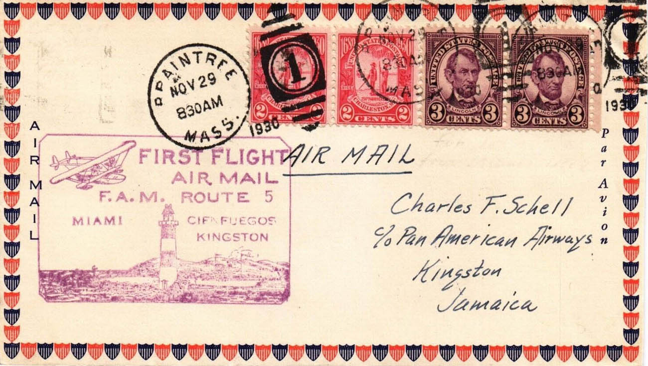 Air Mail Bordered General Purpose cachet GPBorder26# on Event cover Air Mail Bordered General Purpose cachet GP#Border26 on Event cover