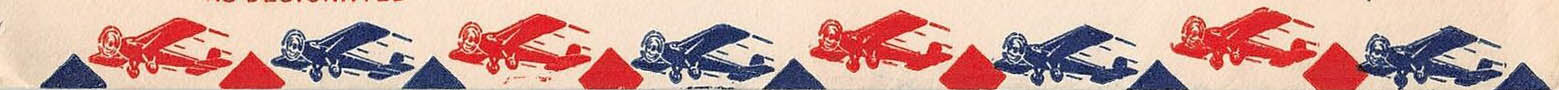 Air Mail Bordered General Purpose cachet GP#Border10 - unknown