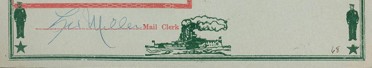 Air Mail Bordered General Purpose cachet GP#Border102a - unknown