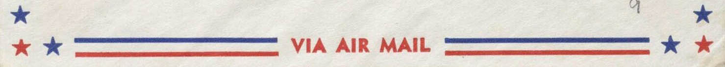 Air Mail Bordered General Purpose cachet GP#Border18a - unknown