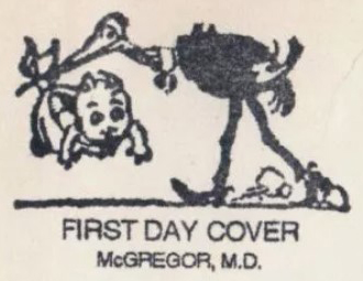 U.S. Scott # - General Purpose cachet GP#FDC2 - (first name?) McGregor, M.D. (Dr.)