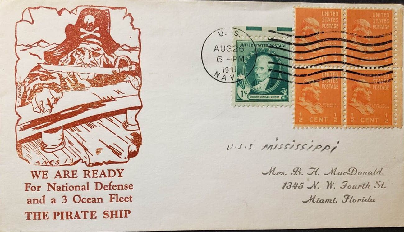 W.B. Heckman WW II Patriotic cachet, not listed in Sherman W.B. Heckman WW II Patriotic cachet, not listed in Sherman
