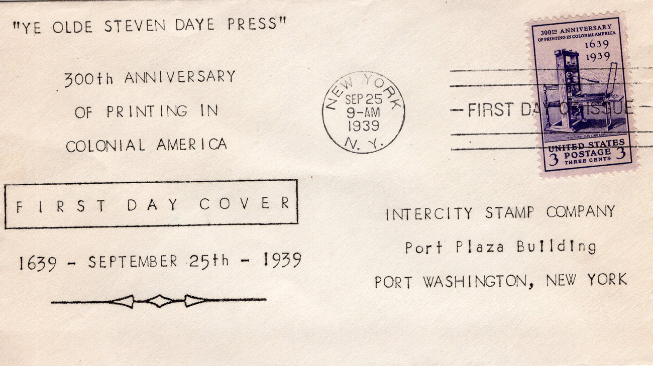 Intercity Stamp Company on Scott #857-53 Intercity Stamp Company on Scott #857-53