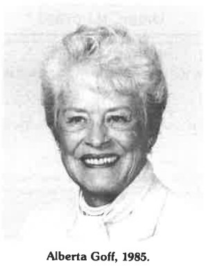 FDC Cachetmaker: Alberta J. Goff (1985) FDC Cachetmaker: Alberta J. Goff (1985)