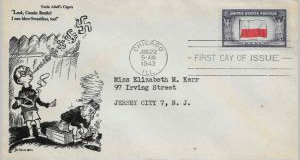 Dr. Seuss Political Cartoon add-on on Scott #909