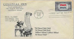 Dr. Seuss Political Cartoon add-on on Scott #913