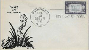 Dr. Seuss Political Cartoon add-on on Scott #916