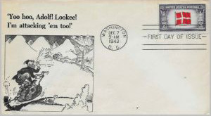Dr. Seuss Political Cartoon add-on on Scott #920 Dr. Seuss Political Cartoon add-on on Scott #920