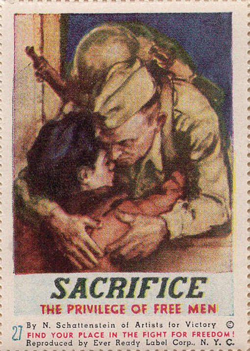 Artists for Victory, WW II Patriotic, Sherman 2nd ed. #6754, A4V #27 front Artists for Victory, WW II Patriotic, Sherman 2nd ed. #6754, A4V #27 front