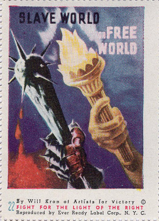 Artists for Victory, WW II Patriotic, Sherman 2nd ed. #7087, A4V #22 front Artists for Victory, WW II Patriotic, Sherman 2nd ed. #7087, A4V #22 front