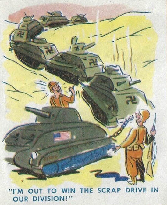 American Art Service (AAS), WW II Patriotic, Sherman 2nd ed. S2#3705