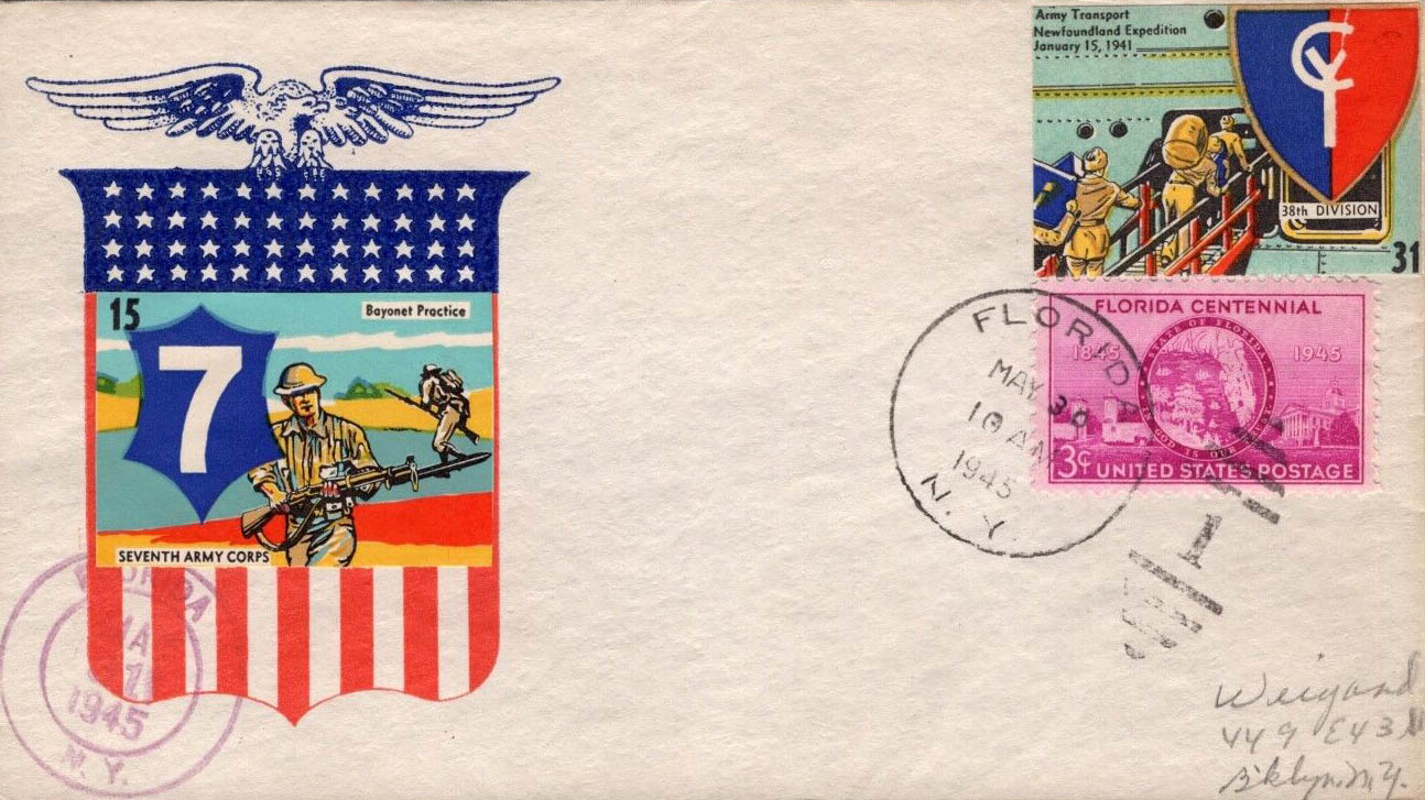 The Spirit of '42 poster stamp #15 on cover The Spirit of '42 poster stamp #15 on cover