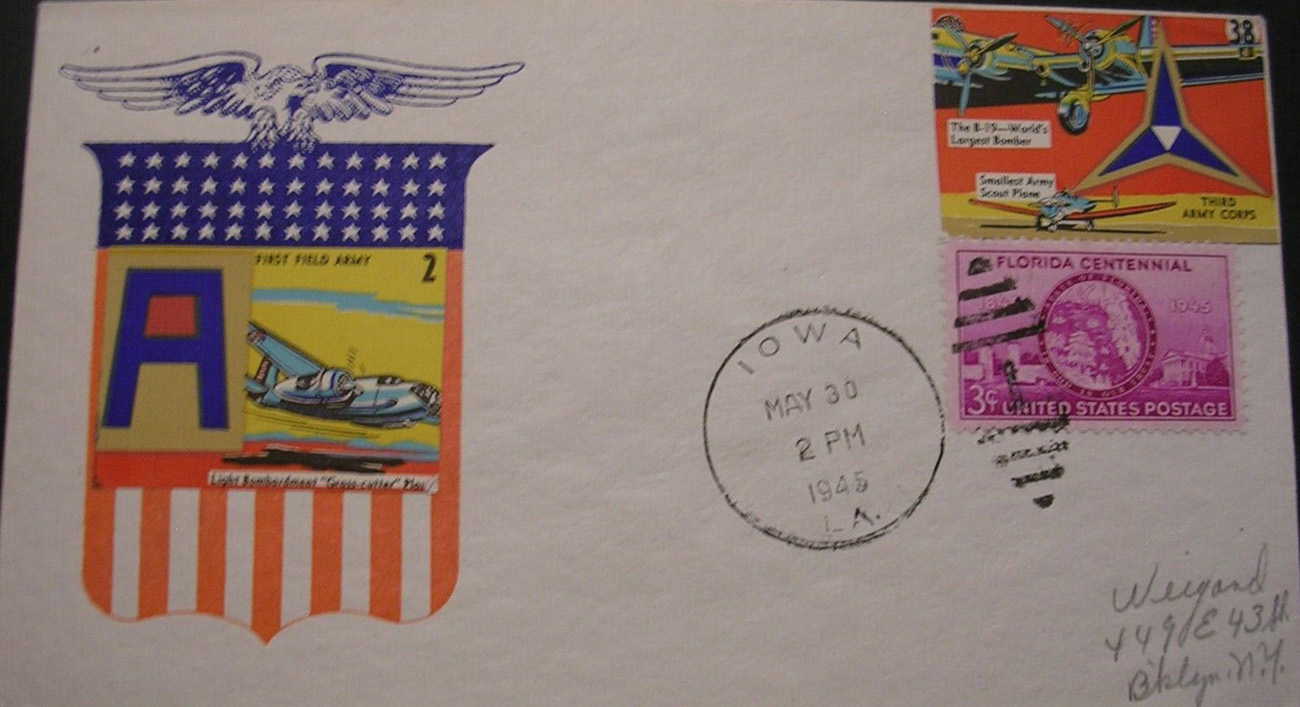 The Spirit of '42 poster stamp #2 on cover The Spirit of '42 poster stamp #2 on cover