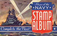 Ships of the Navy Stamp Album for Poster Stamps