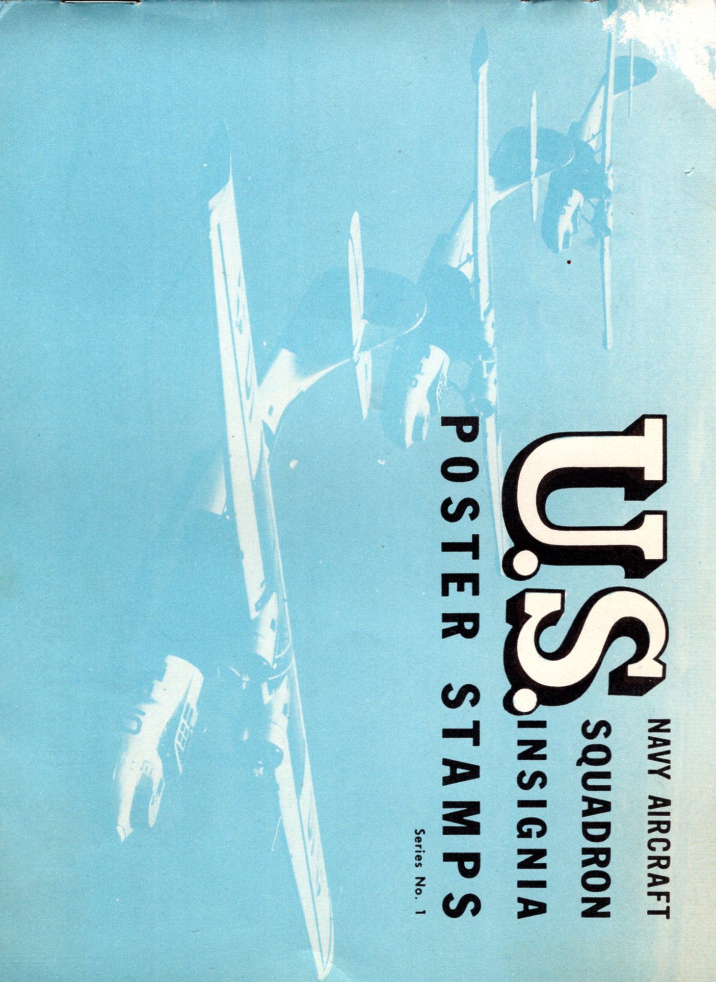 U.S. Navy Aircraft Squadron Insignia Poster Stamps Album for 24 stamps