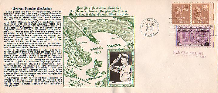 New Post Office Dedication 4-15-1942 #? - Walter G. Crosby New Post Office Dedication 4-15-1942 #? - Walter G. Crosby