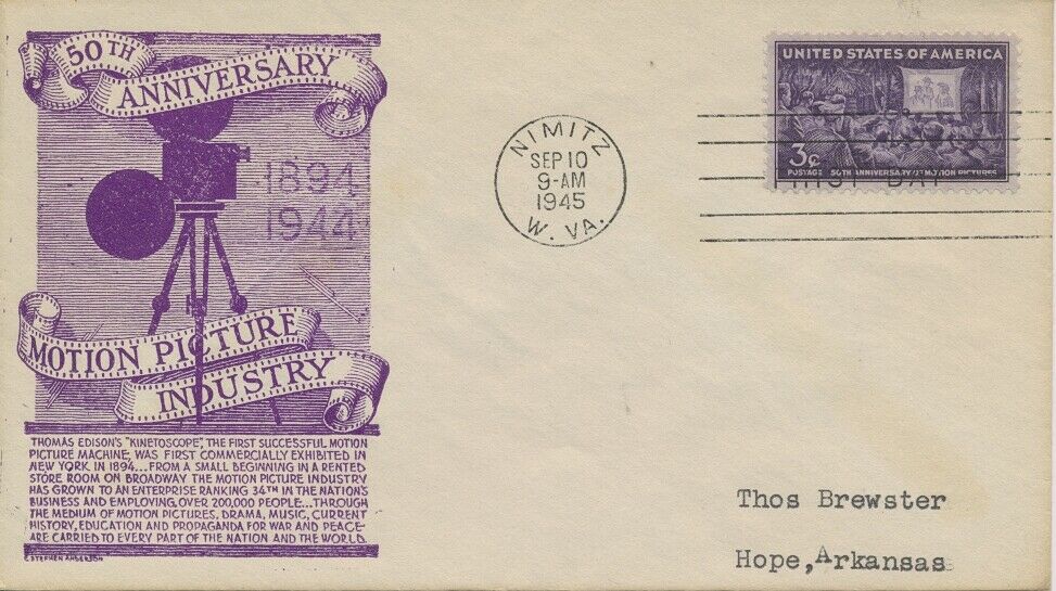 New Post Office Dedication 9-10-1945 #B1 - Anderson, Mellone #926-16 New Post Office Dedication 9-10-1945 #B1 - Anderson, Mellone #926-16