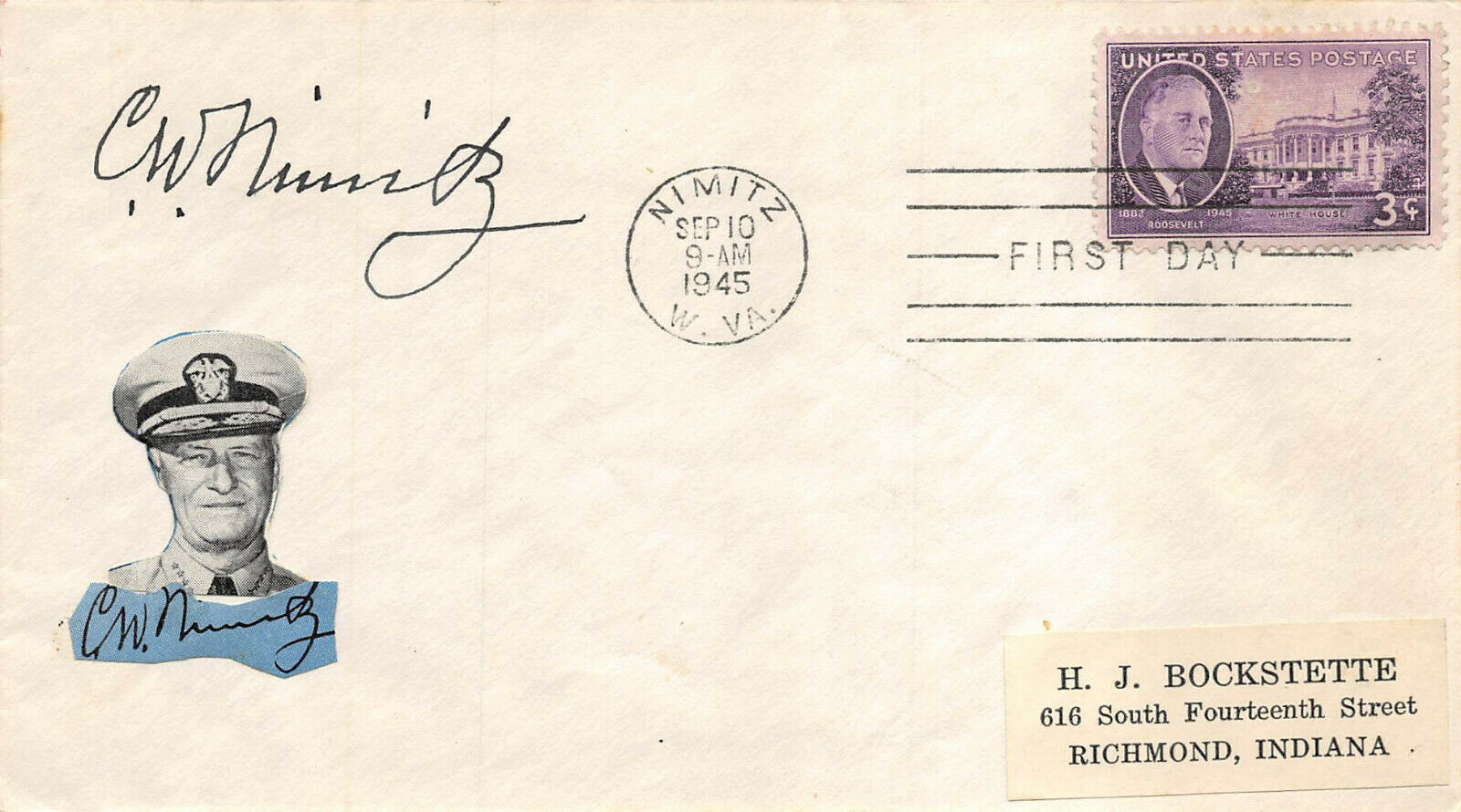 New Post Office Dedication 9-10-1945 #H - Unknown New Post Office Dedication 9-10-1945 #H - Unknown