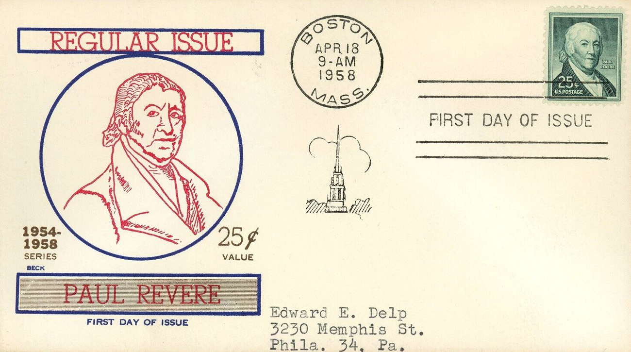 U.S. Scott #1048-9 - Beck Tri-Color U.S. Scott #1048-9 - Beck Tri-Color