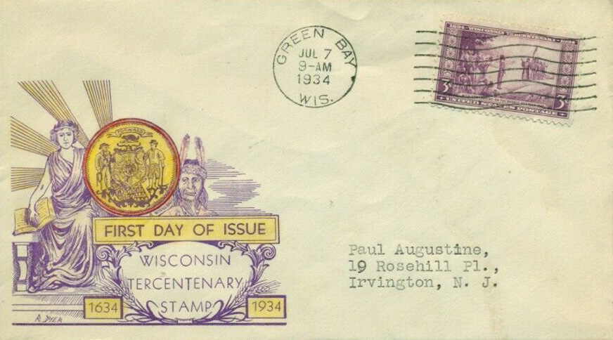 U.S. Scott #739-12b - Ralph Dyer U.S. Scott #739-12b - Ralph Dyer