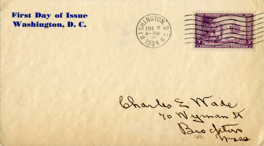 U.S. Scott #739-GP3 - 1st Universal Stamp Association U.S. Scott #739-GP3 - 1st Universal Stamp Association