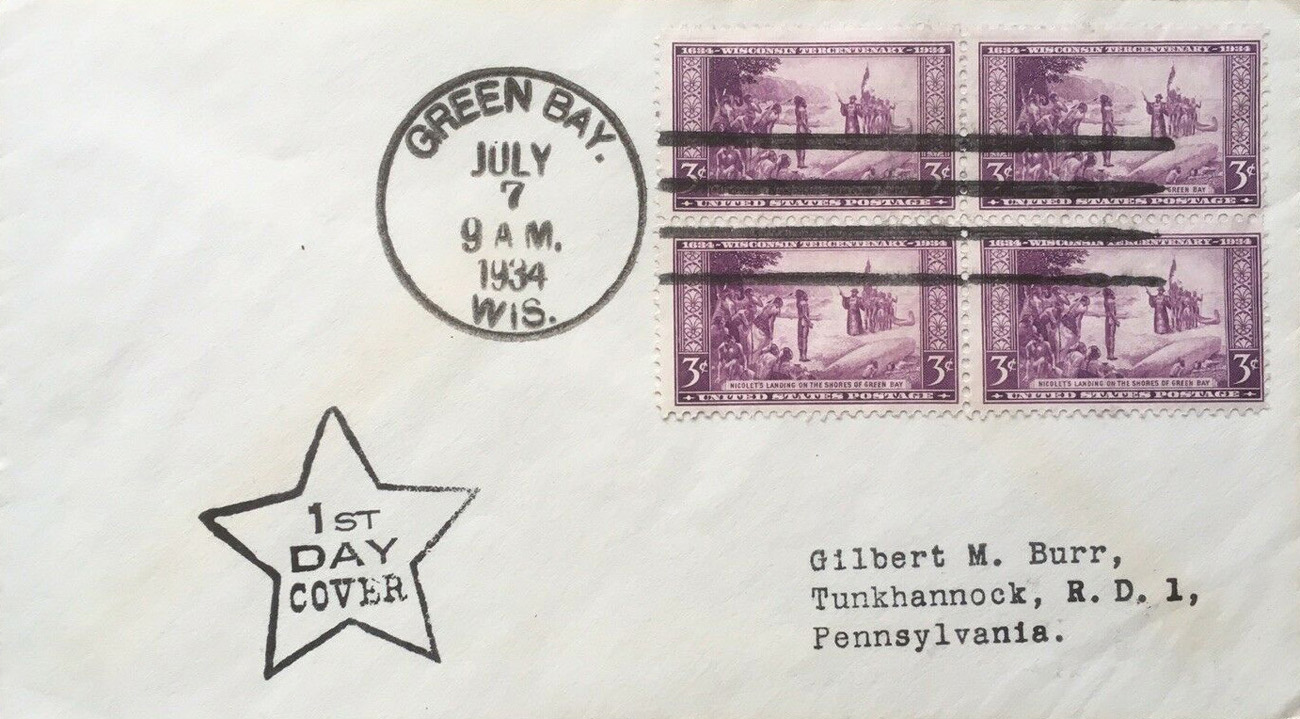 General Purpose cachet GP#1DC2 on Scott #739 General Purpose cachet GP#1DC2 on Scott #739