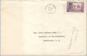 U.S. Scott #739-CC1a-NIP - Postmaster General Corner Card