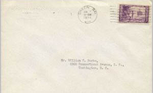 U.S. Scott #739-CC1b-NIP - Postmaster General Corner Card