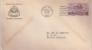 U.S. Scott #782-CC6-NIP - Colorado School of Mines, Boulder, CO (corner card)