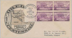 U.S. Scott #783-6c - Hobby Cover Service, J. Henry Wilkens