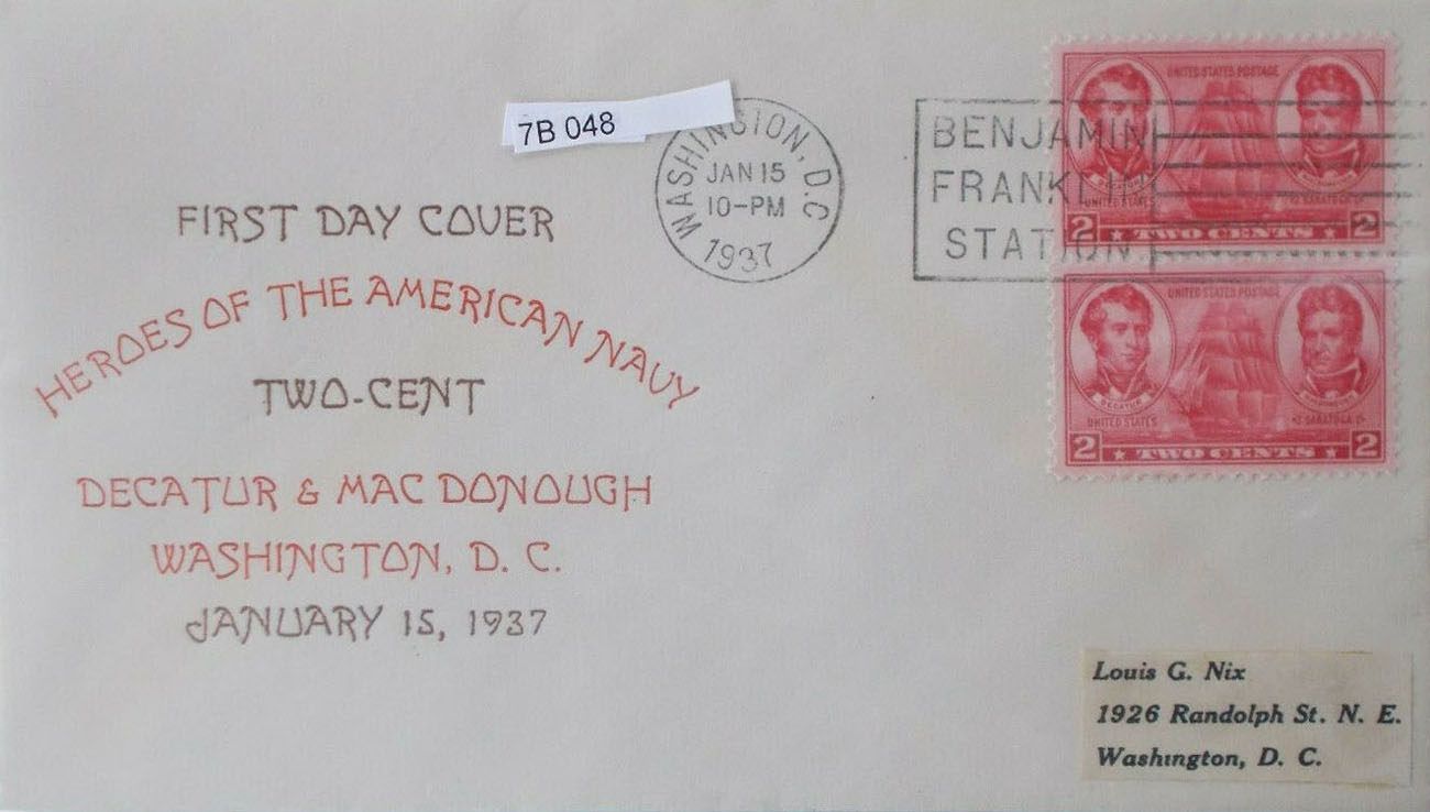 U.S. Scott #791-58a - Louis G. Nix U.S. Scott #791-58a - Louis G. Nix