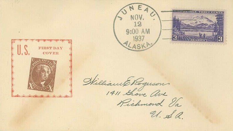 General Purpose cachet GP#FDC22 on U.S. Scott #800 - unknown General Purpose cachet GP#FDC22 on U.S. Scott #800 - unknown