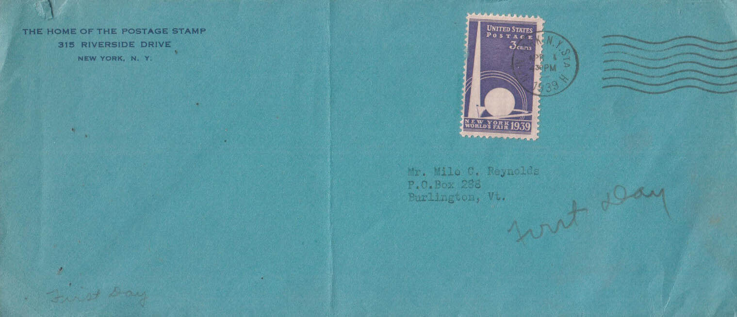 U.S. Scott #853-CC12-NIP - The Home of the Postage Stamp, New York, NY U.S. Scott #853-CC12-NIP - The Home of the Postage Stamp, New York, NY