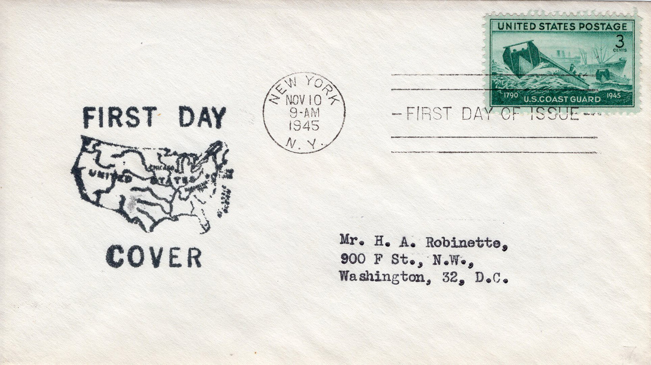 General Purpose cachet GP#FDC8 on U.S. Scott #936-GP2 - unknown General Purpose cachet GP#FDC8 on U.S. Scott #936-GP2 - unknown