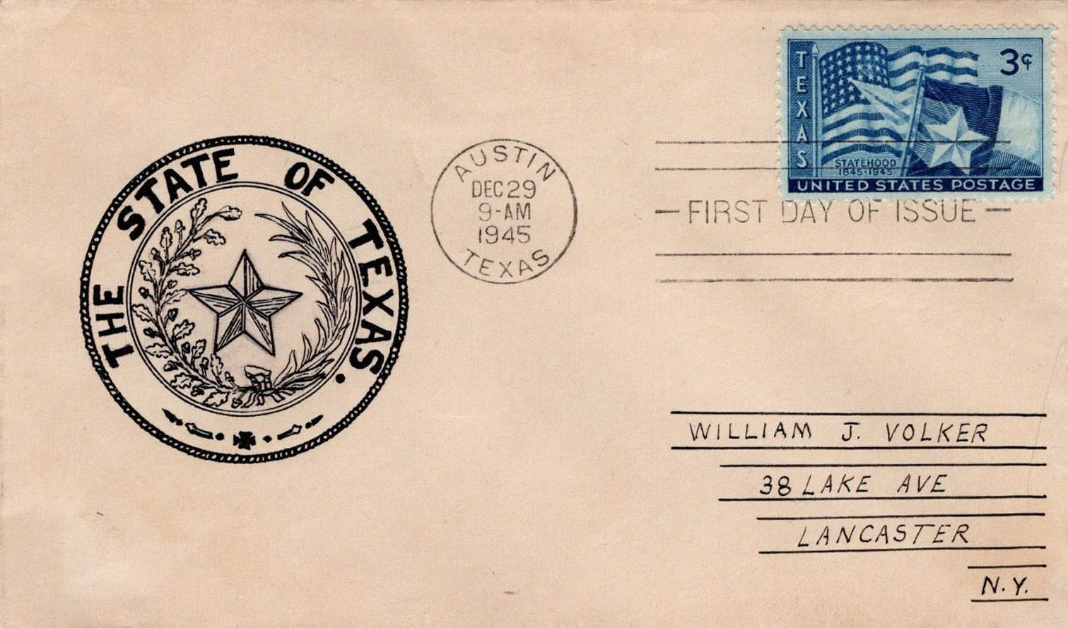 U.S. Scott #938 - William J. Volker U.S. Scott #938 - William J. Volker