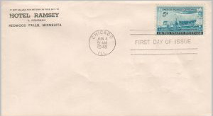 U.S. Scott #958-CC8-NIM - Hotel Ramsey, Redwood Falls, MN