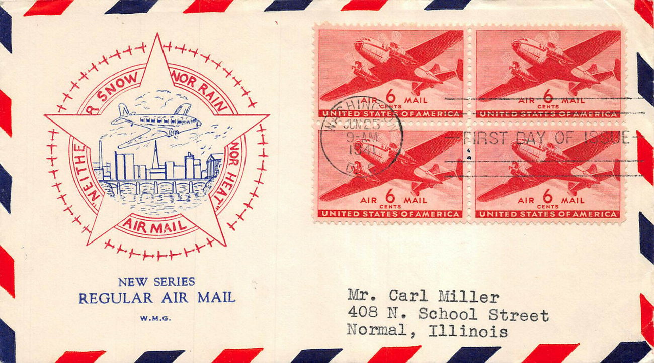 U.S. Scott #C25-13 - W.M. Grandy (Winfred Milton) U.S. Scott #C25-13 - W.M. Grandy (Winfred Milton)