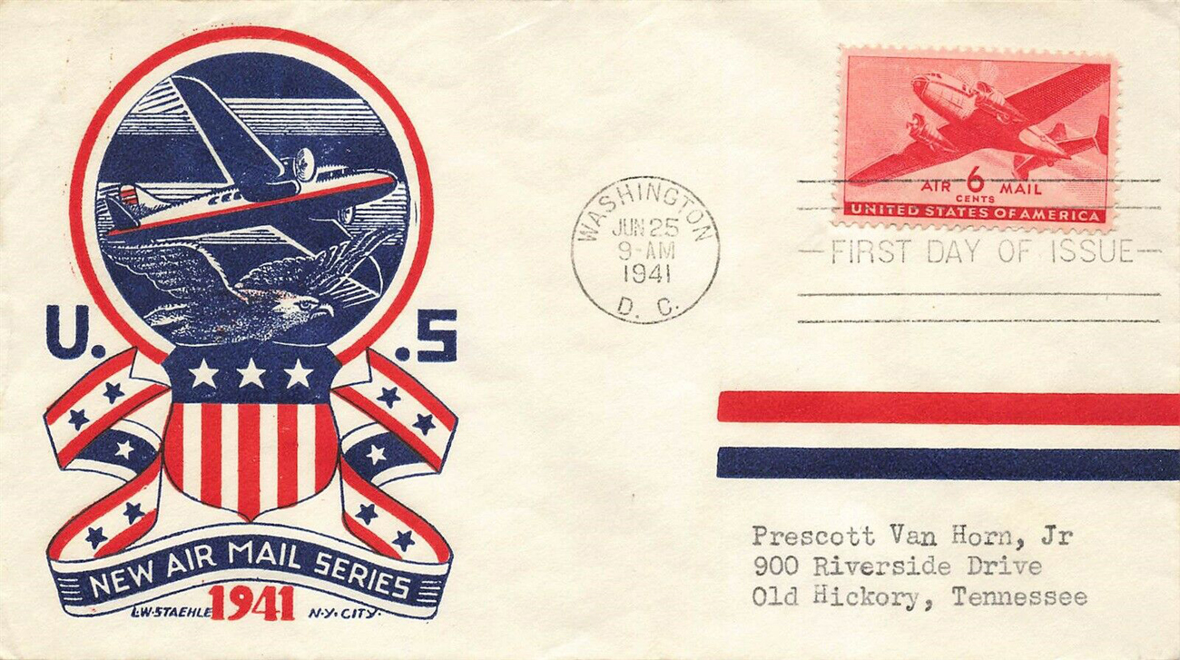 U.S. Scott #C25-21 - Ludwig W. Staehle U.S. Scott #C25-21 - Ludwig W. Staehle