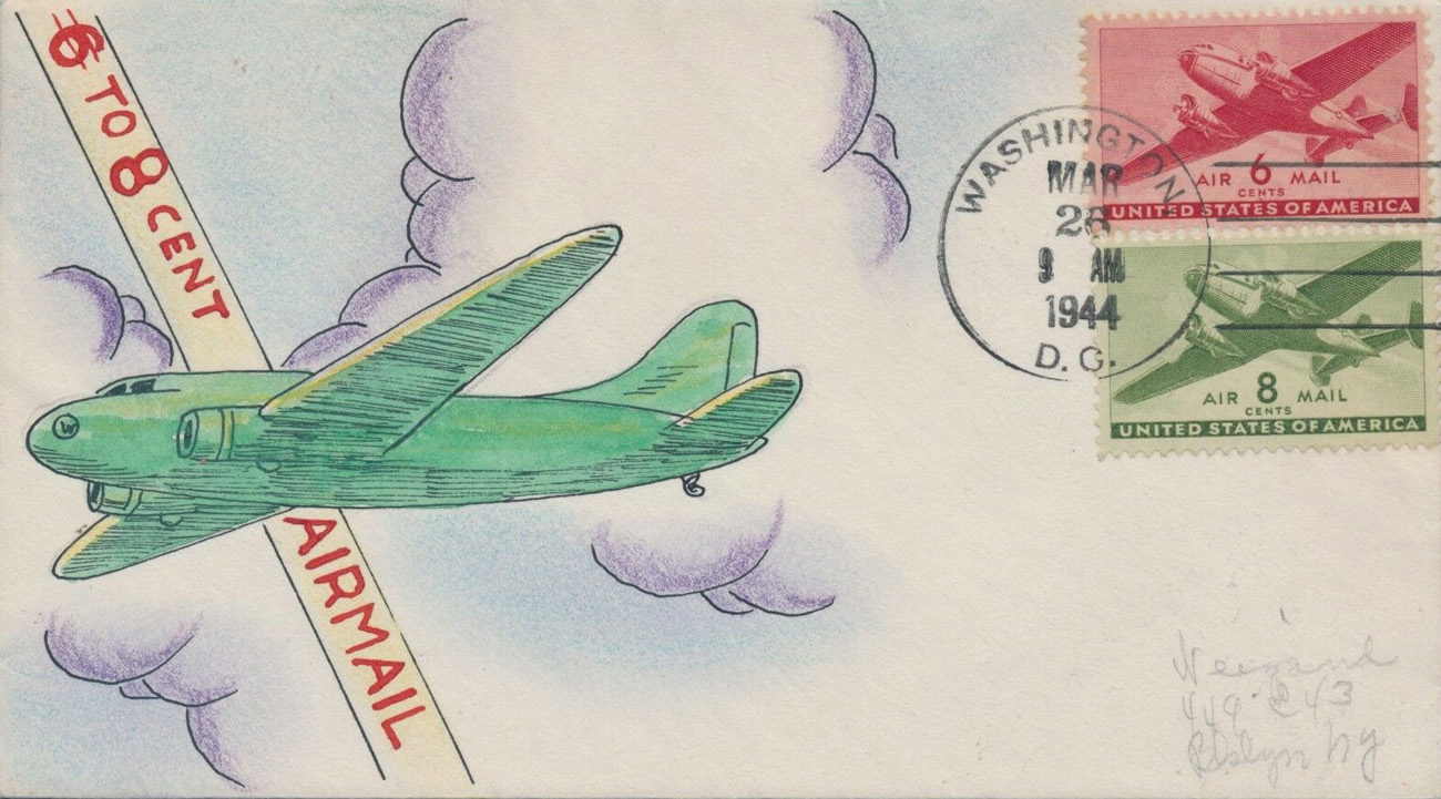 U.S. Scott #C25-NIM1 - Mae Weigand U.S. Scott #C25-NIM1 - Mae Weigand