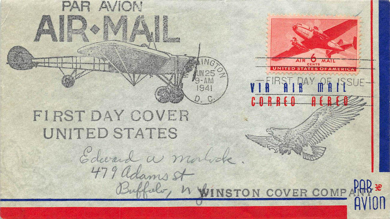 U.S. Scott #C25-NIM12 - Winston Cover Company U.S. Scott #C25-NIM12 - Winston Cover Company
