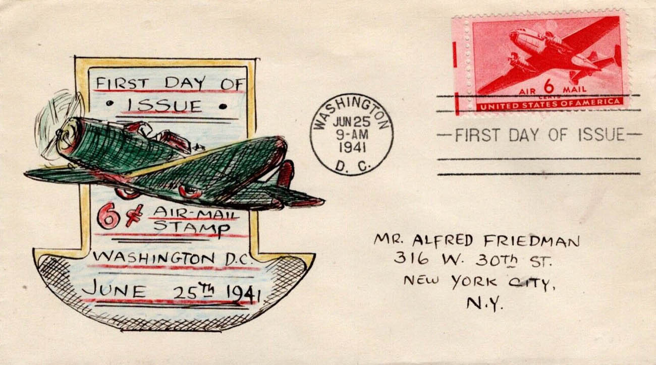 U.S. Scott #C25-NIM7 - Alfred Friedman U.S. Scott #C25-NIM7 - Alfred Friedman
