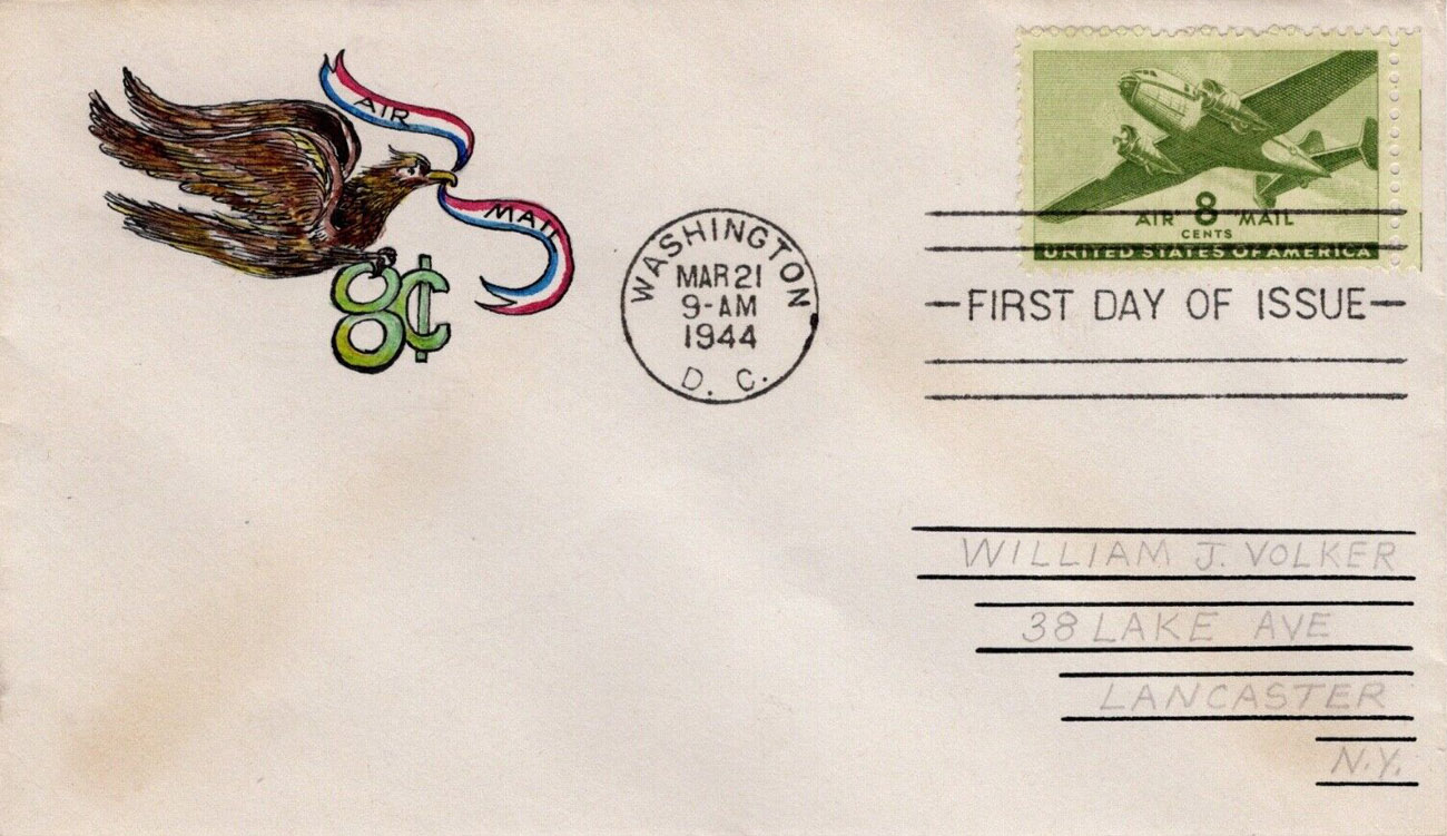 U.S. Scott #C26 - William J. Volker U.S. Scott #C26 - William J. Volker
