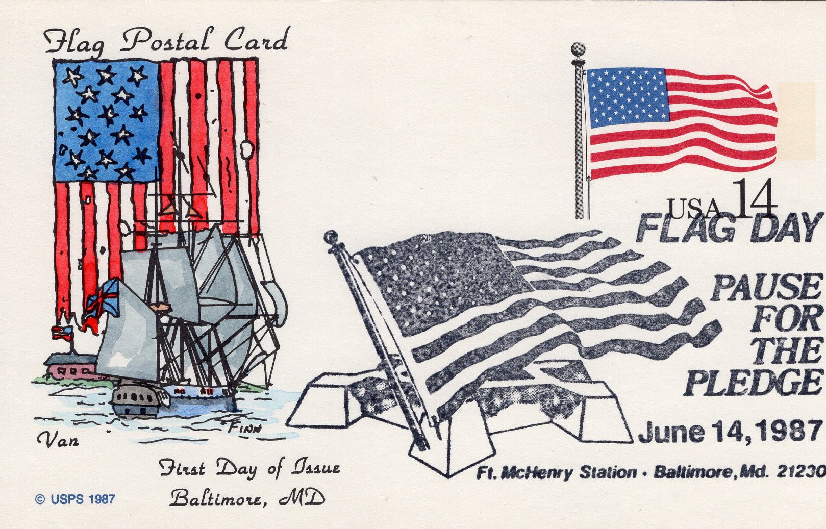 George R. Van Natta on U.S. Scott #UX117 FDC George R. Van Natta on U.S. Scott #UX117 FDC