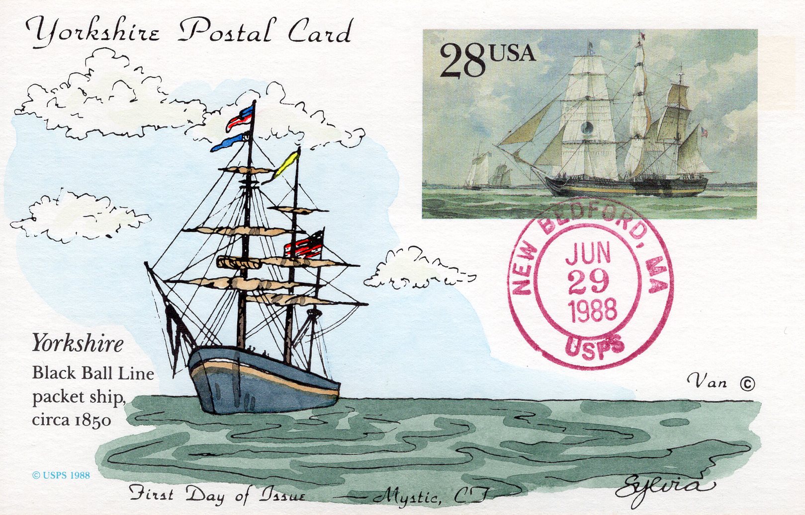 George R. Van Natta on U.S. Scott #UX122 FDC George R. Van Natta on U.S. Scott #UX122 FDC