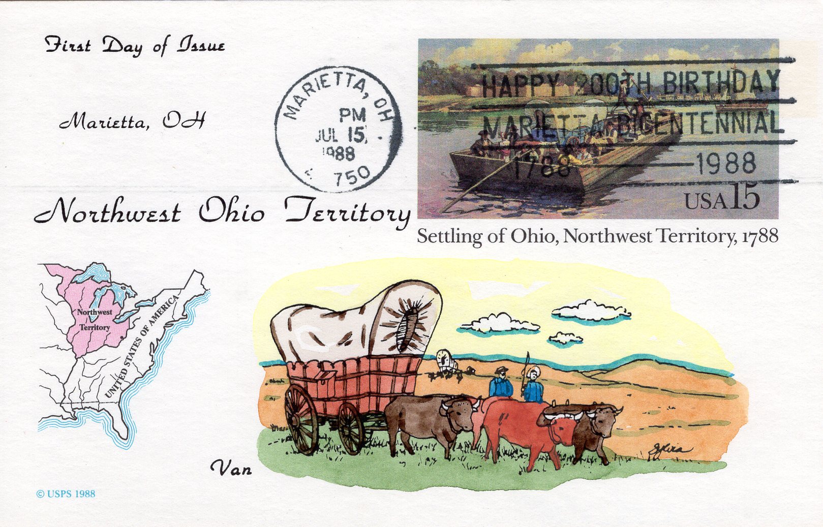 George R. Van Natta on U.S. Scott #UX124 FDC George R. Van Natta on U.S. Scott #UX124 FDC