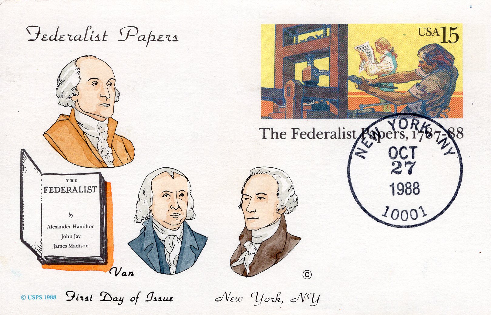 George R. Van Natta on U.S. Scott #UX126 FDC George R. Van Natta on U.S. Scott #UX126 FDC